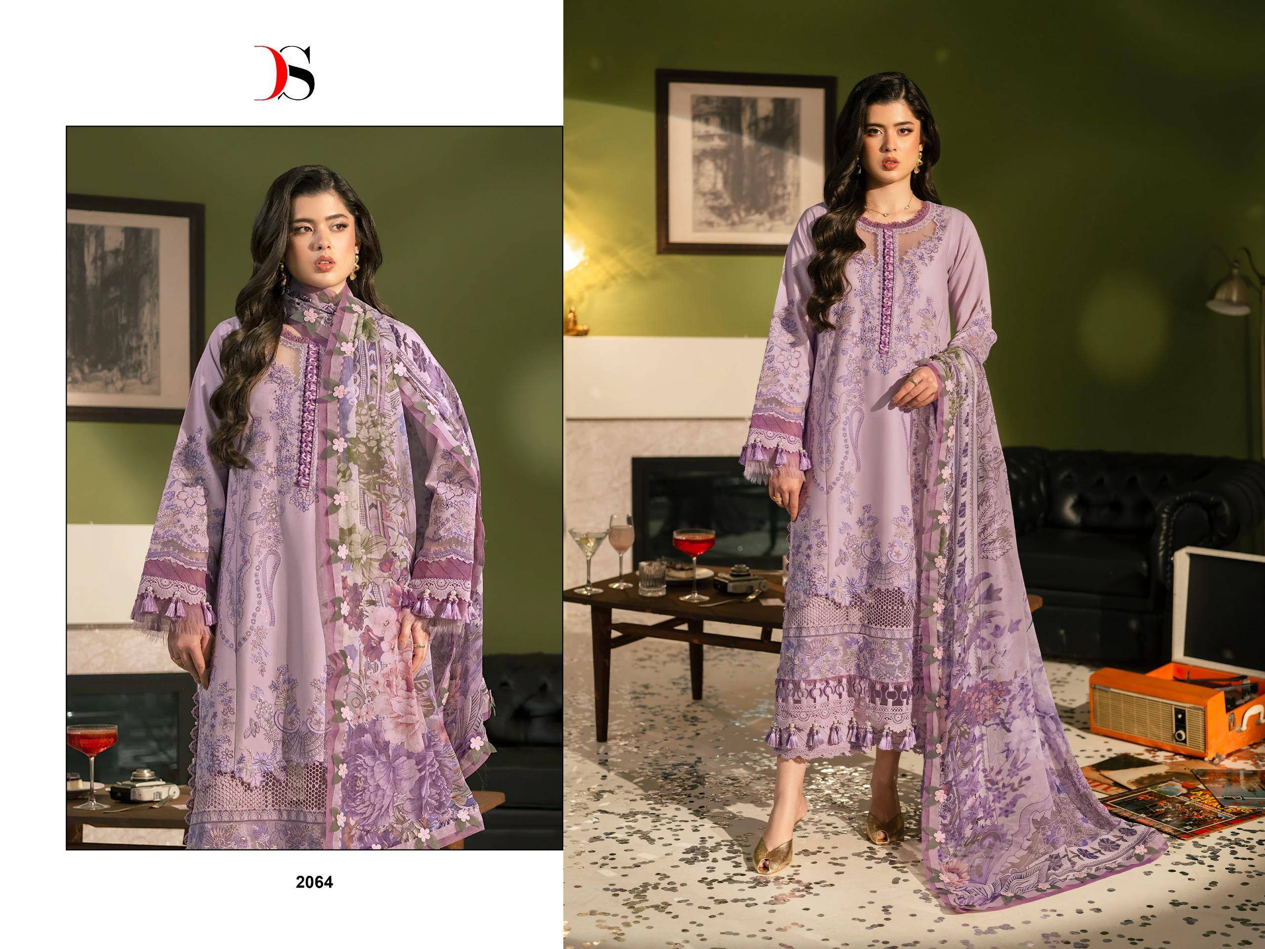 JADE le-Premier -2 by DEEPSY SUITS 2061 TO 2064 SERIES Pakistani Stylish Beautiful Colourful Printed Pure cotton Stitched Dresses At Wholesale Price